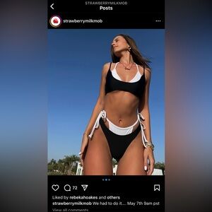 Brand new strawberry milk mob swimsuit